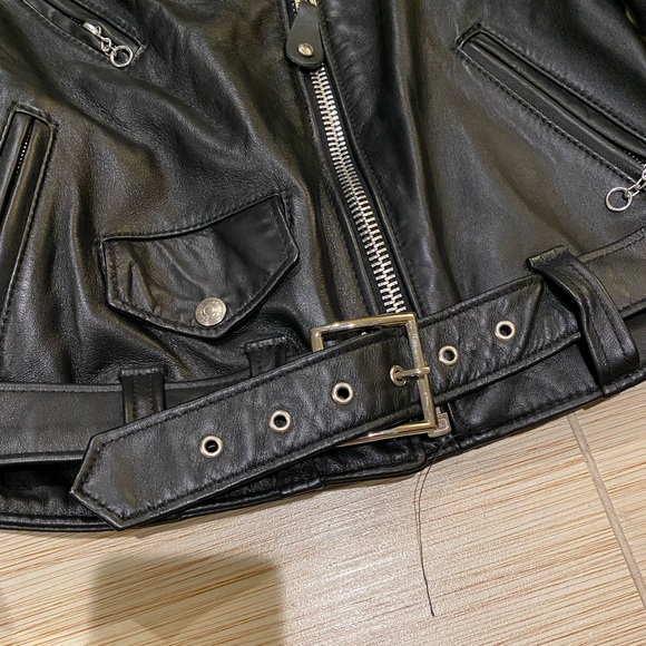 🆕 Schott NYC Perfecto Leather Biker Jacket - Picture 6 of 11